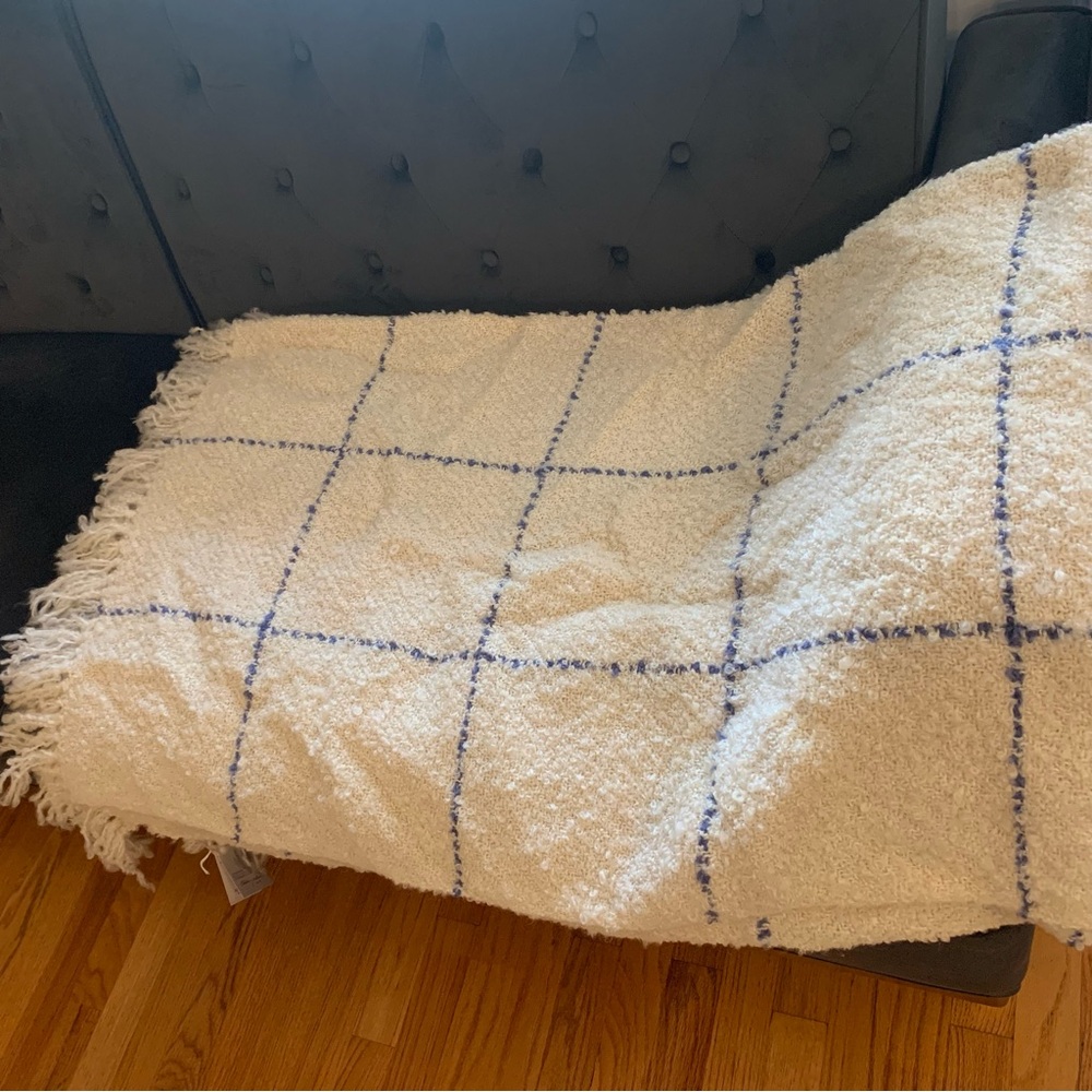 NWT Handwoven Throw Blanket, Made in USA